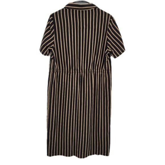 Knot Sisters from Anthropologie Striped Midi Dress Size M - Picture 6 of 8